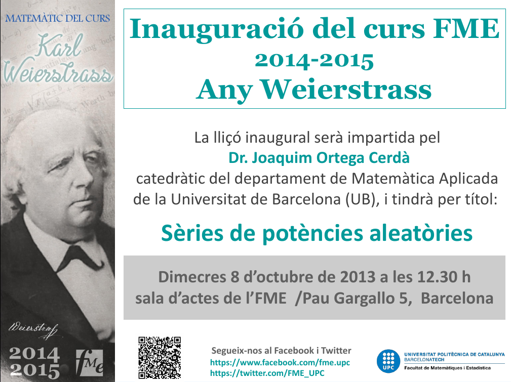 Inauguració del curs